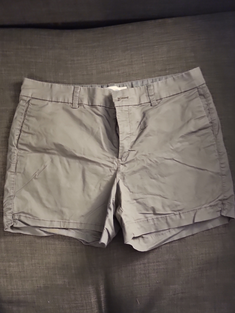 Old Navy Women's Light Gray Bermuda Shorts